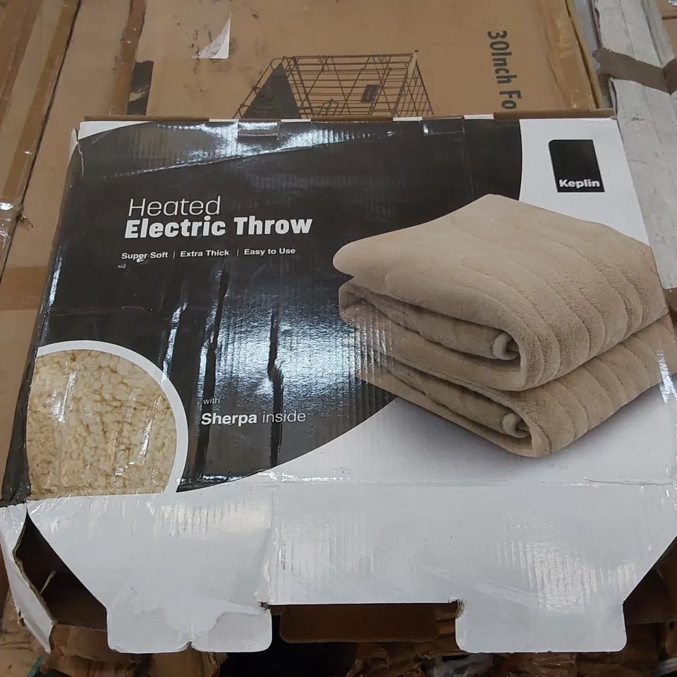 BOXED KEPLIN ELECTRIC HEATED THROW