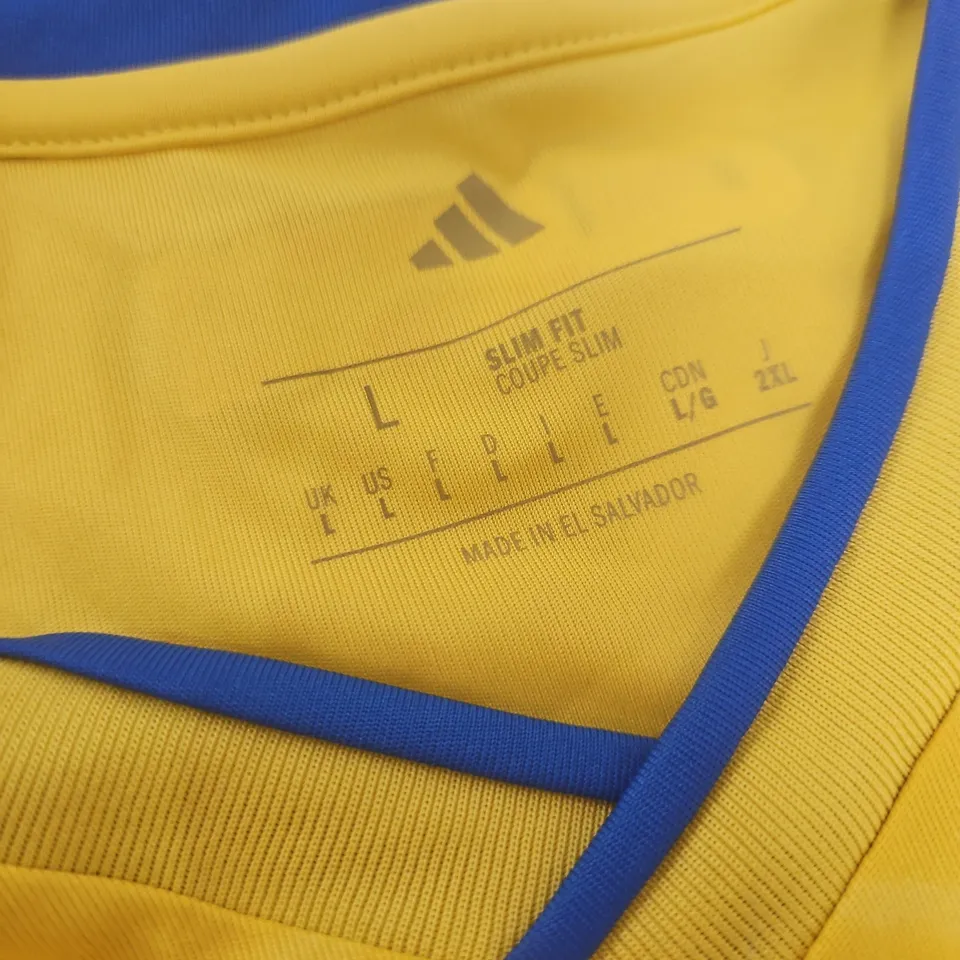 COLOMBIA NATIONAL TEAM FOOTBALL JERSEY – JAMES 10, ADIDAS, YELLOW, SIZE L