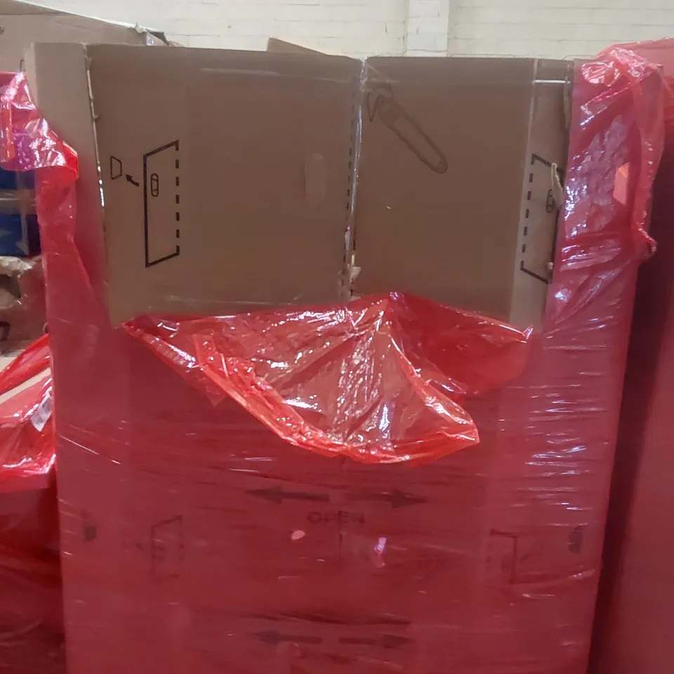 PALLET CONTAINING A VERY LARGE QUANTITY OF ASSORTED ITEMS INCLUDING: ESPRESSO COFFEE MACHINE, SLOW JUICER, MOBILE TV CART ECT