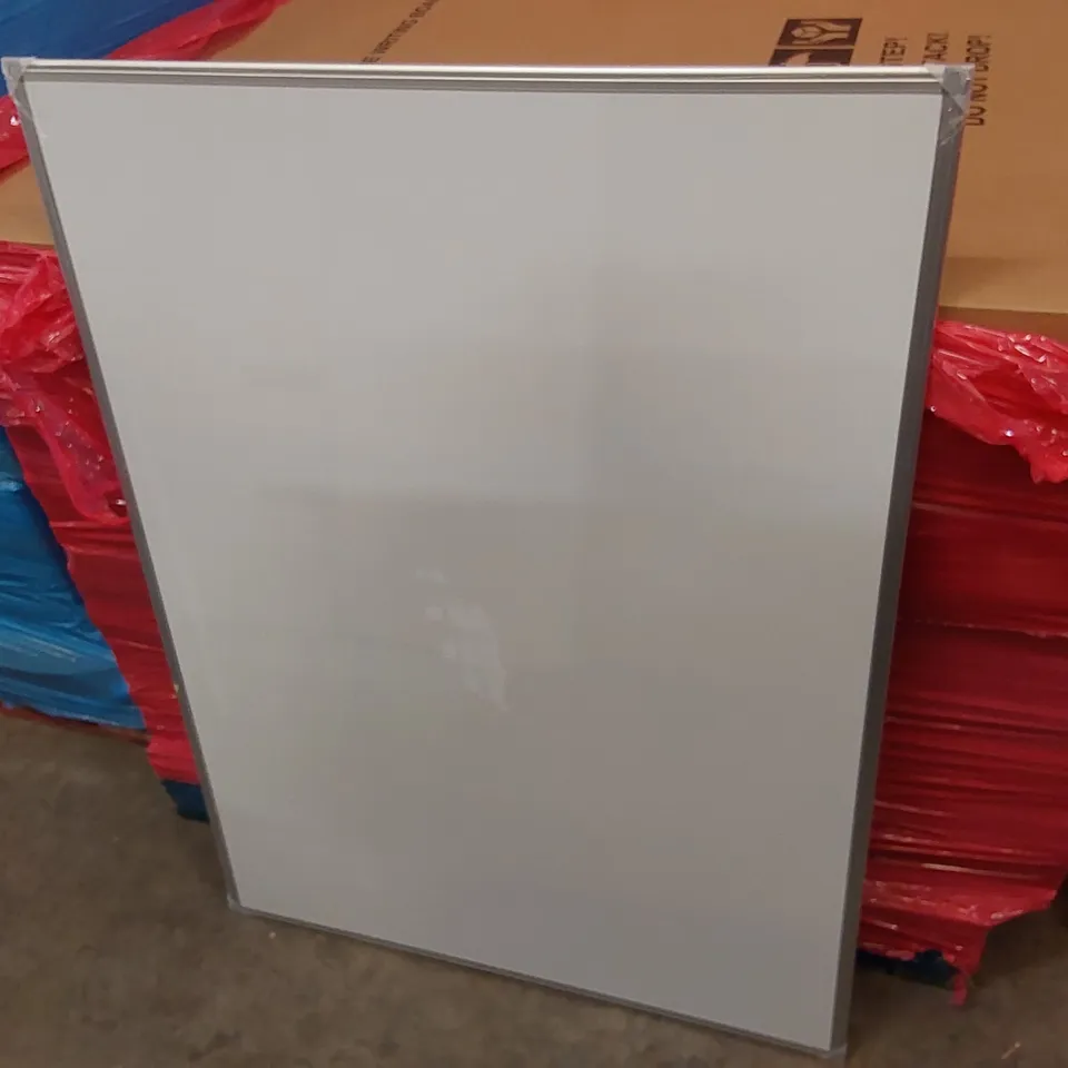 PALLET OF APPROXIMATELY 25x BOXED ALUMINIUM FRAME WRITING BOARDS 