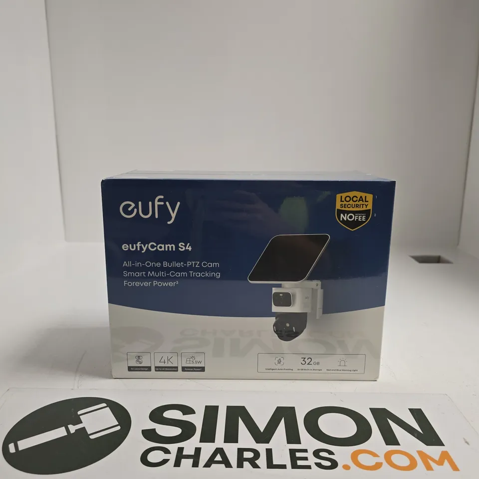 EUFYCAM S4 ALL-IN-ONE BULLET-PTZ SECURITY CAMERA SYSTEM (BOXED)