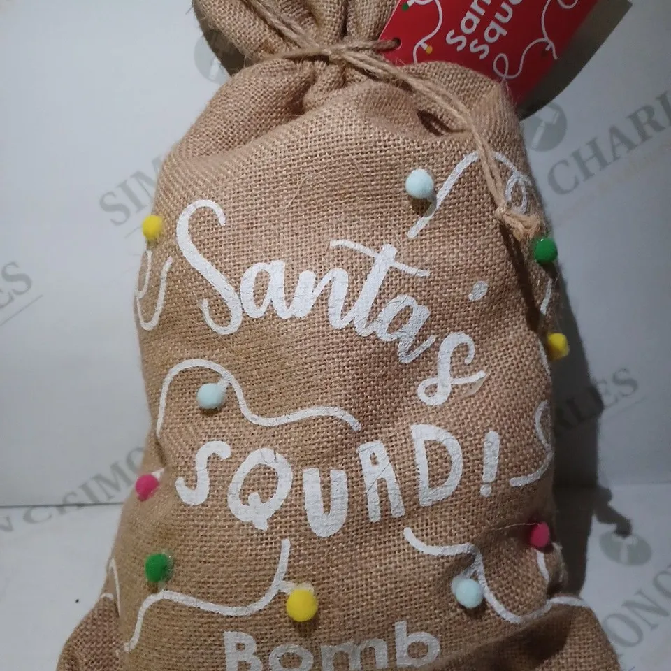 LOT OF 3 BOMB COSMETICS SANTAS SQUAD SACK GIFT SETS 