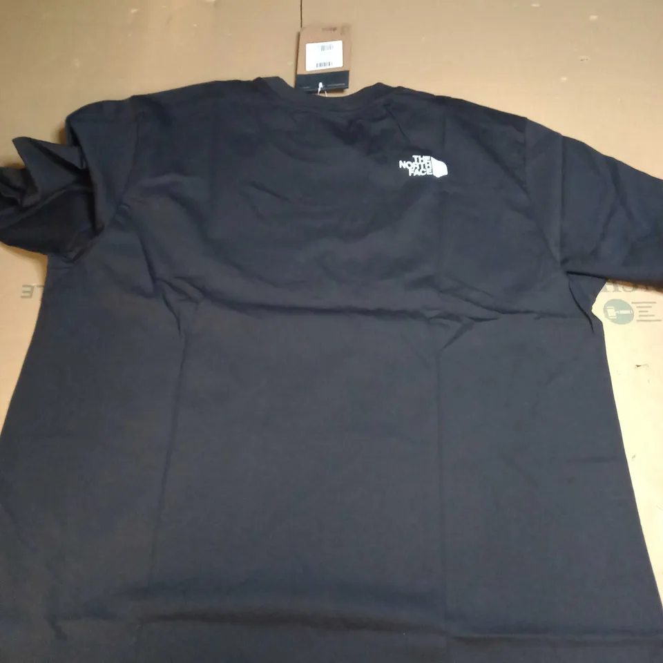 THE NORTH FACE BLACK T-SHIRT - SIZE LARGE