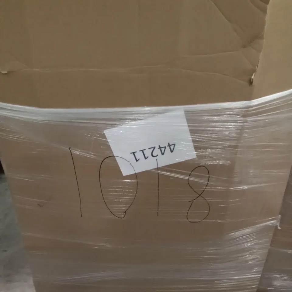 PALLET OF ASSORTED ITEMS INCLUDING WE CLEAN VACUUM CLEANER, 20V BATTERY LAWN TRIMMER, JASHEN STICK VACUUM CLEANER, HOUSEHOLD LAWN MOVER, STREAM CORDLESS HEDGE TRIMMER 