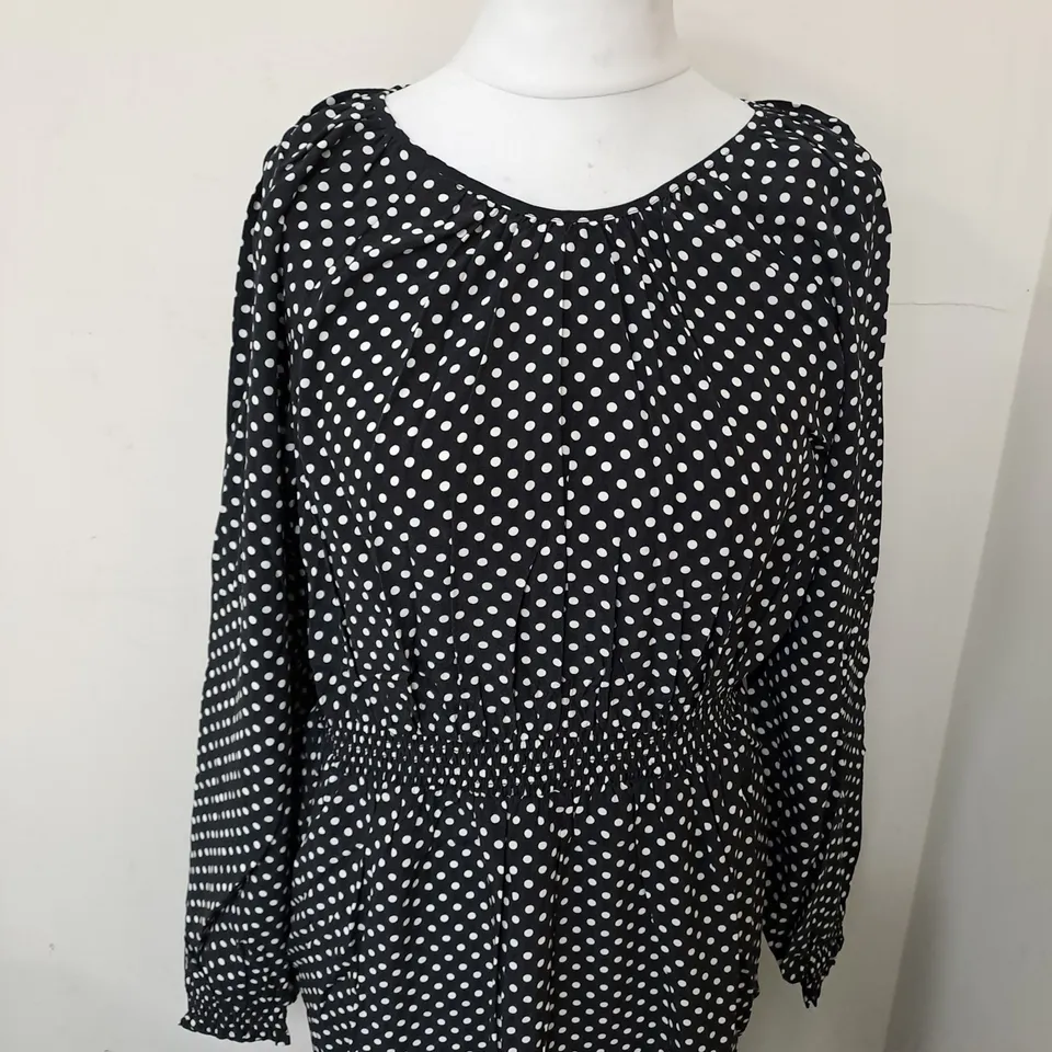 WOMENS BODEN POLKA DOT DRESS SIZE 14R