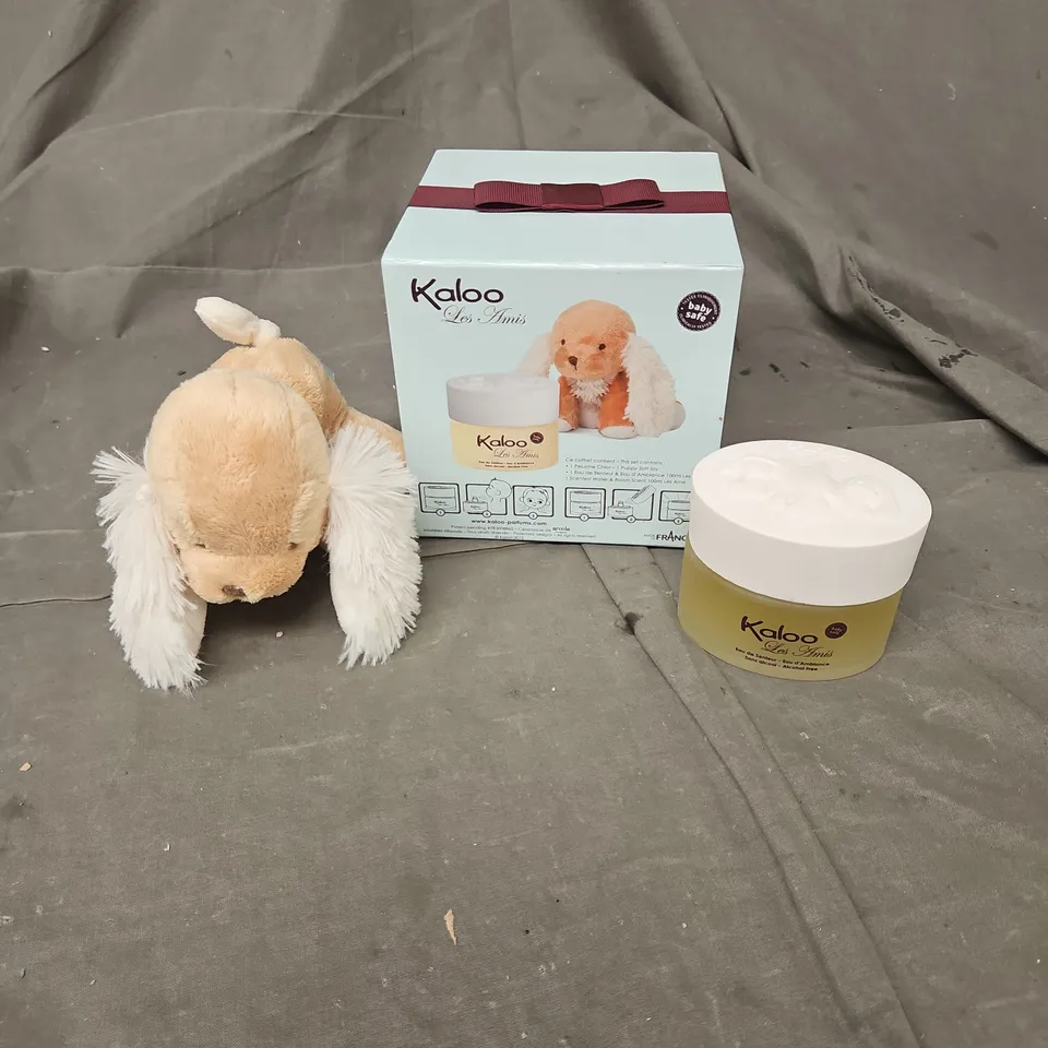 BOXED KALOO LES AMIS ROOM SCENT & SOFT TOY GIFT SET