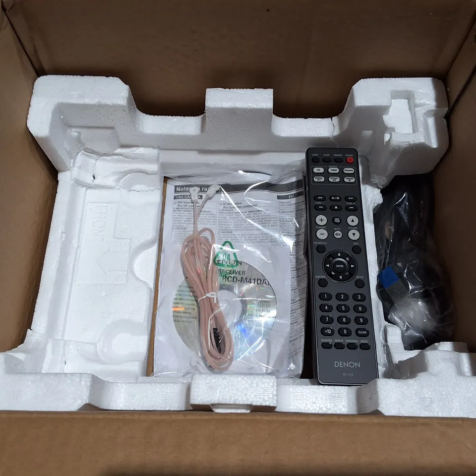 BOXED DENON CD RECEIVER - RC-M41DAB