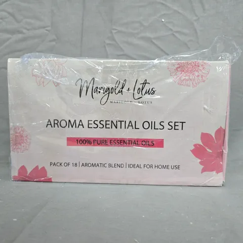MARIGOLD LOTUS AROMA ESSENTIAL OILS SET