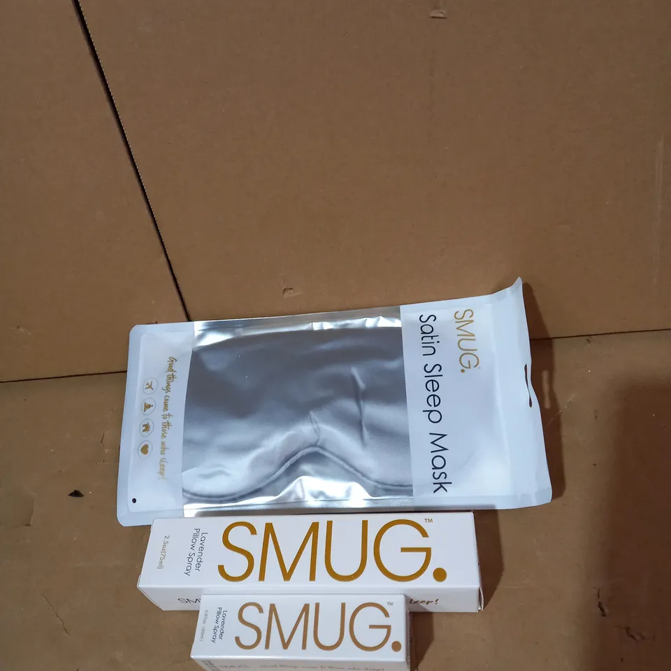 SMUG LAVENDER PILLOW SPRAY WITH EYE MASK
