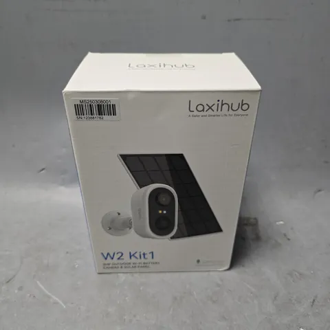 SEALED LAXIHUB W2 KIT1 OUTDOOR WIFI SECURITY CAMERA 