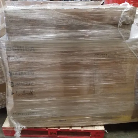 PALLET CONTAINING 9 ASSORTED DAMAGED TVS