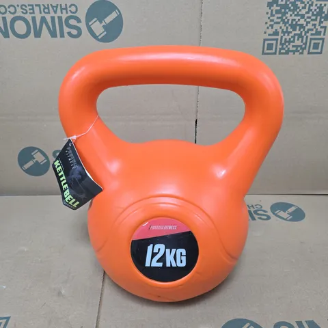 PHOENIX FITNESS VINYL KETTLEBELL – 12KG