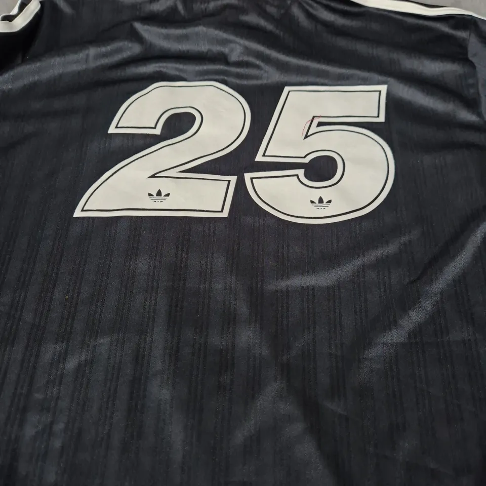 ADIDAS OASIS JACQUARD JERSEY IN BLACK SIZE UK LARGE