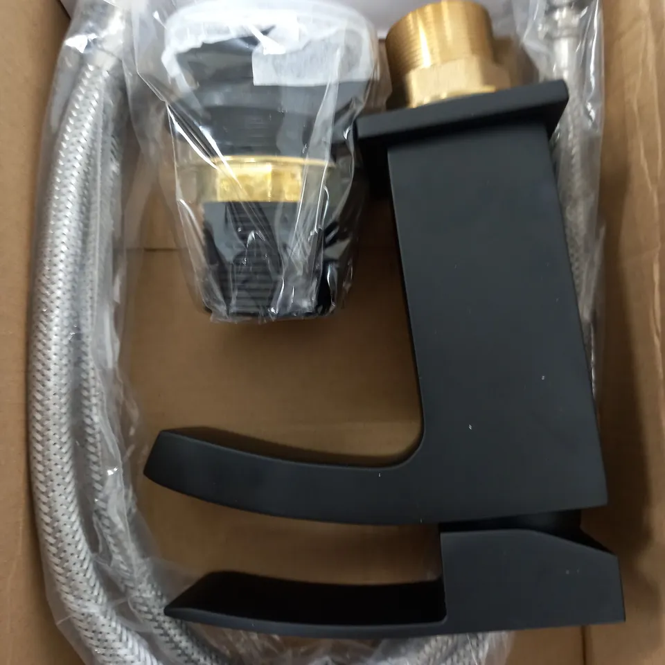 MATTE BLACK BASIN MIXER TAP