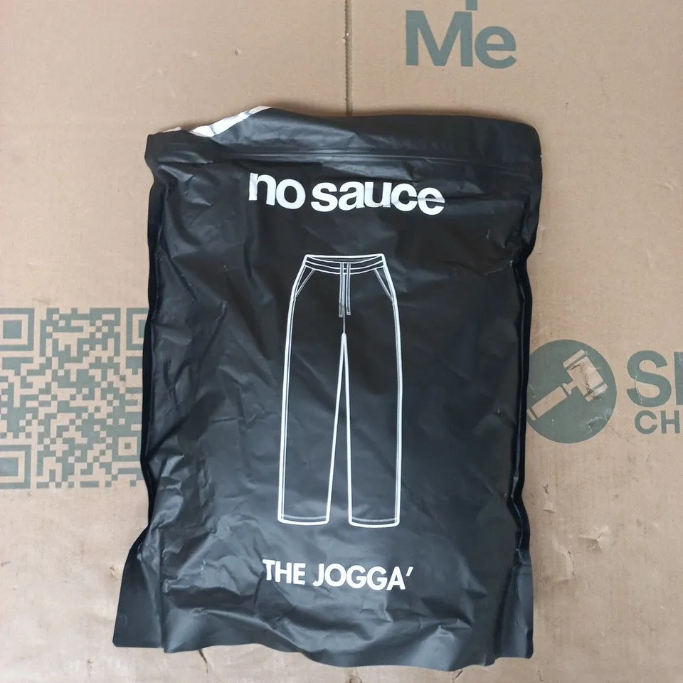 BAGGED AND SEALED NO SAUCE JOGGERS - COLOUR AND SIZE UNSPECIFIED