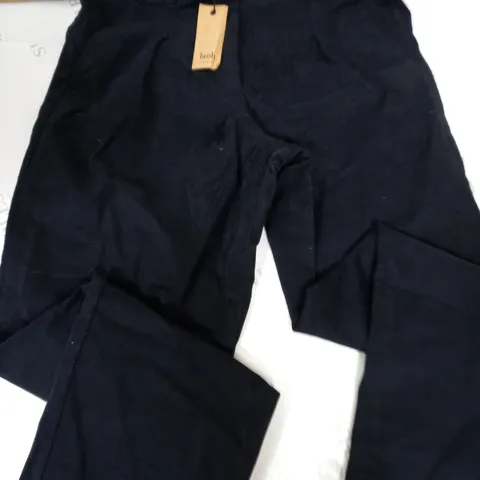 HUSH IMOGEN COTTON TROUSERS IN BLACK - 10