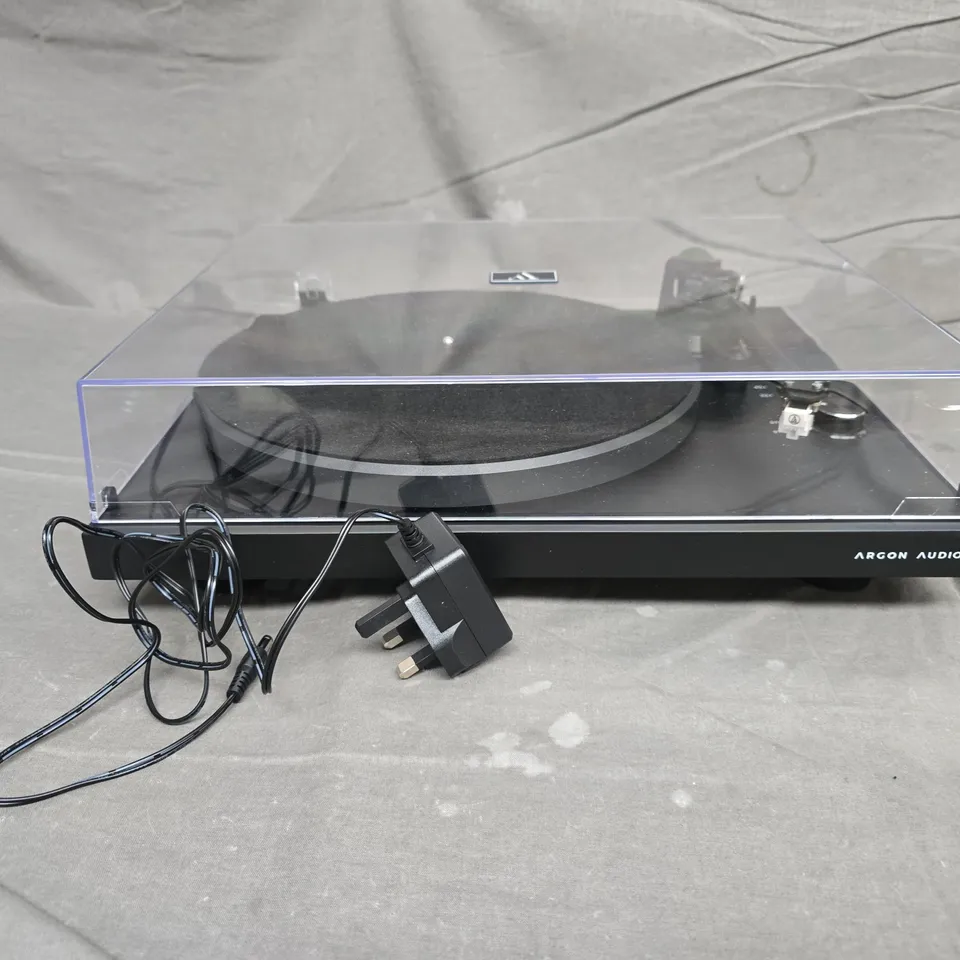 ARGON AUDIO TURNTABLE – BLACK (MK2)