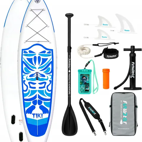 BOXED FUN WATER INFLATABLE PADDLE BOARD ACCESSORIES MAY BE MISSING