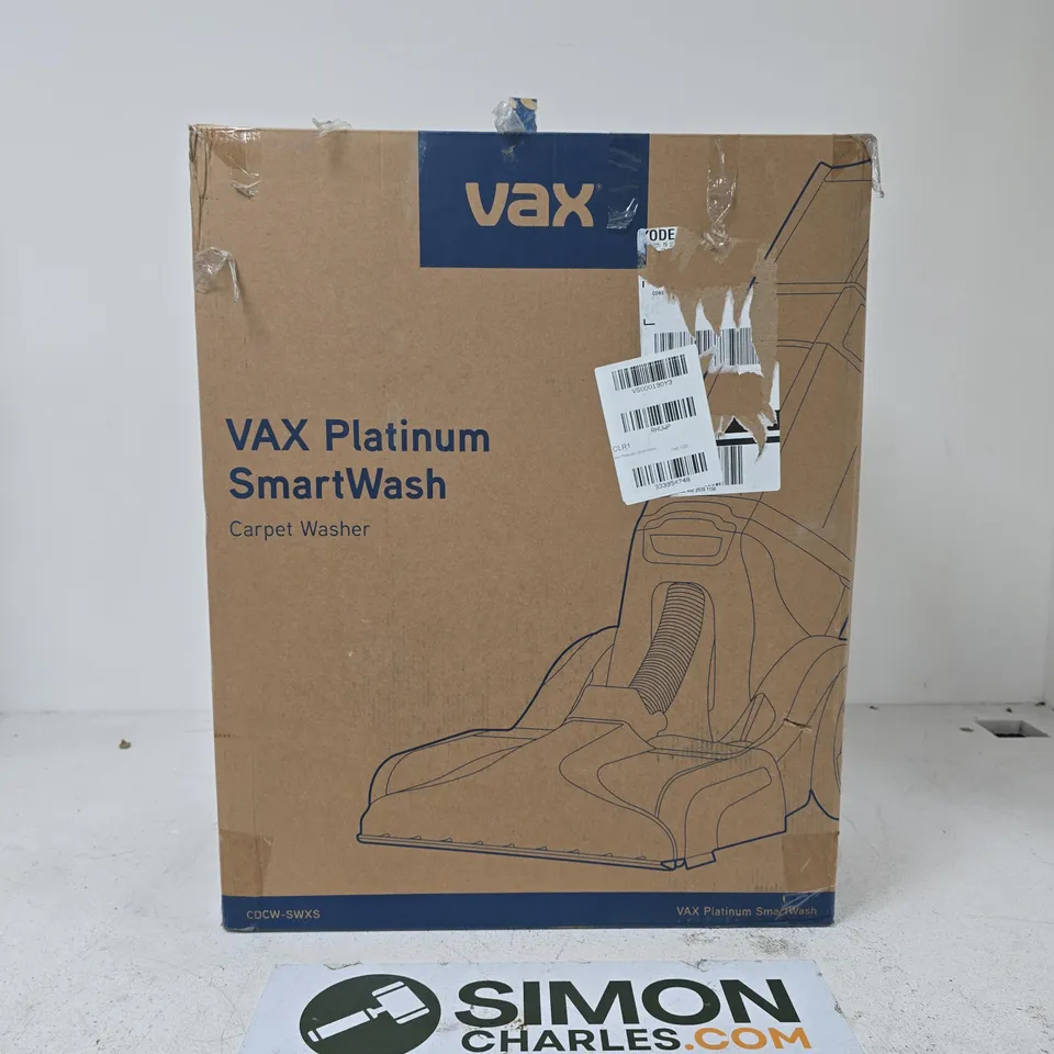 VAX PLATINUM SMARTWASH RRP £299