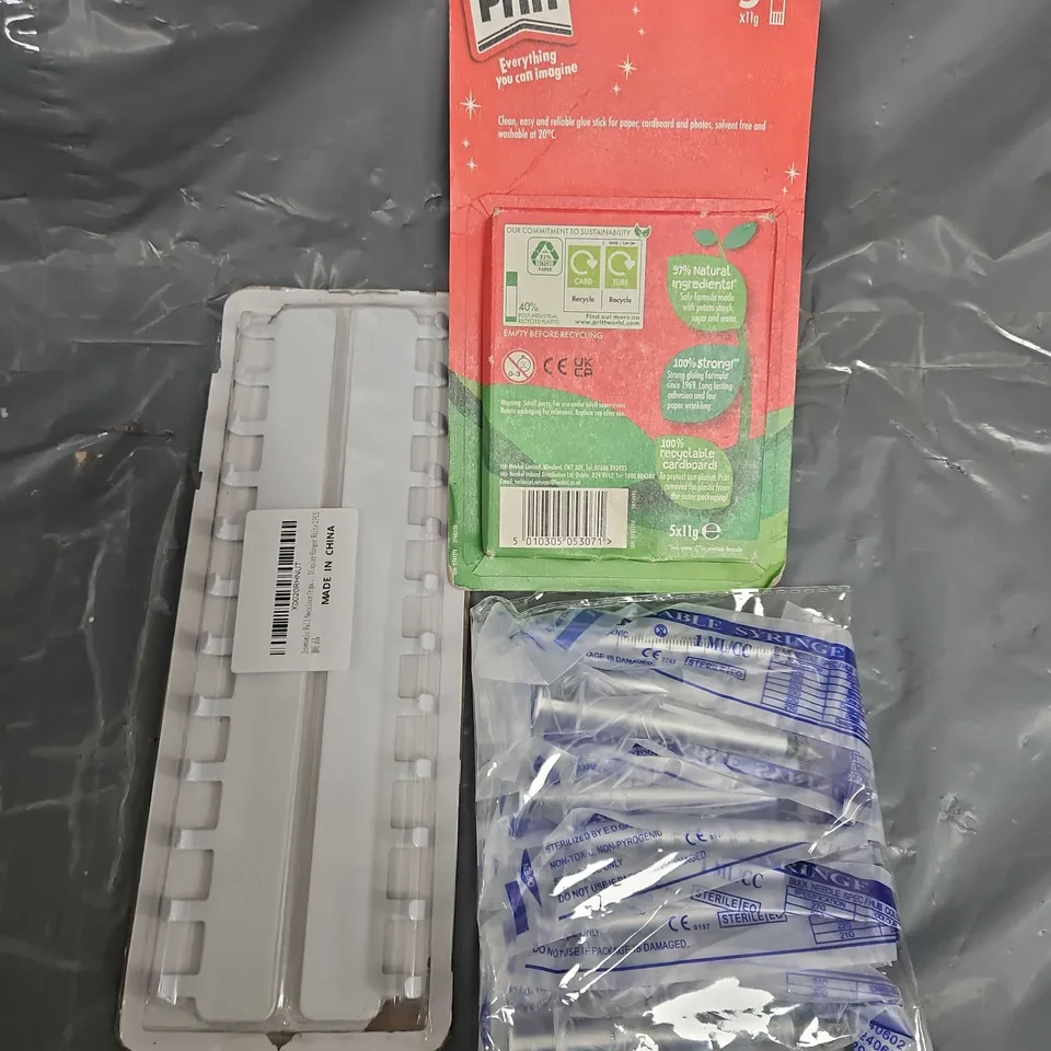 box of assorted home and accessories items to include - pritt - air up - 