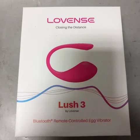 BOXED LOVENSE CLOSING THE DISTANCE LUSH 3 BLUETOOTH REMOTE CONTROLLED EGG