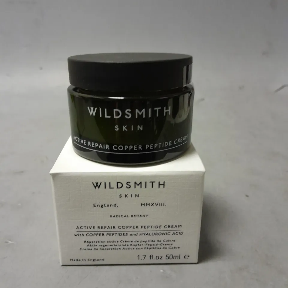 SEALED WILDSMITH SKIN ACTIVE REPAIR COPPER PEPTIDE CREAM 50ML