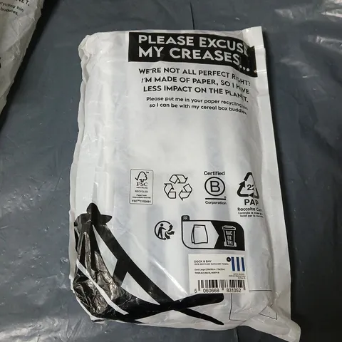 DOCK & BAY EXTRA LARGE NAVY QUICK DRY TOWEL 