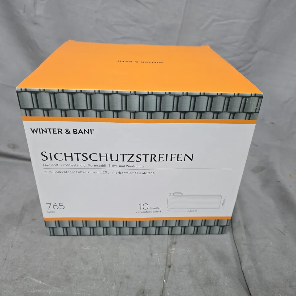 WINTER & BANI 50 M X 19 CM BLACKOUT MESH STRIPS