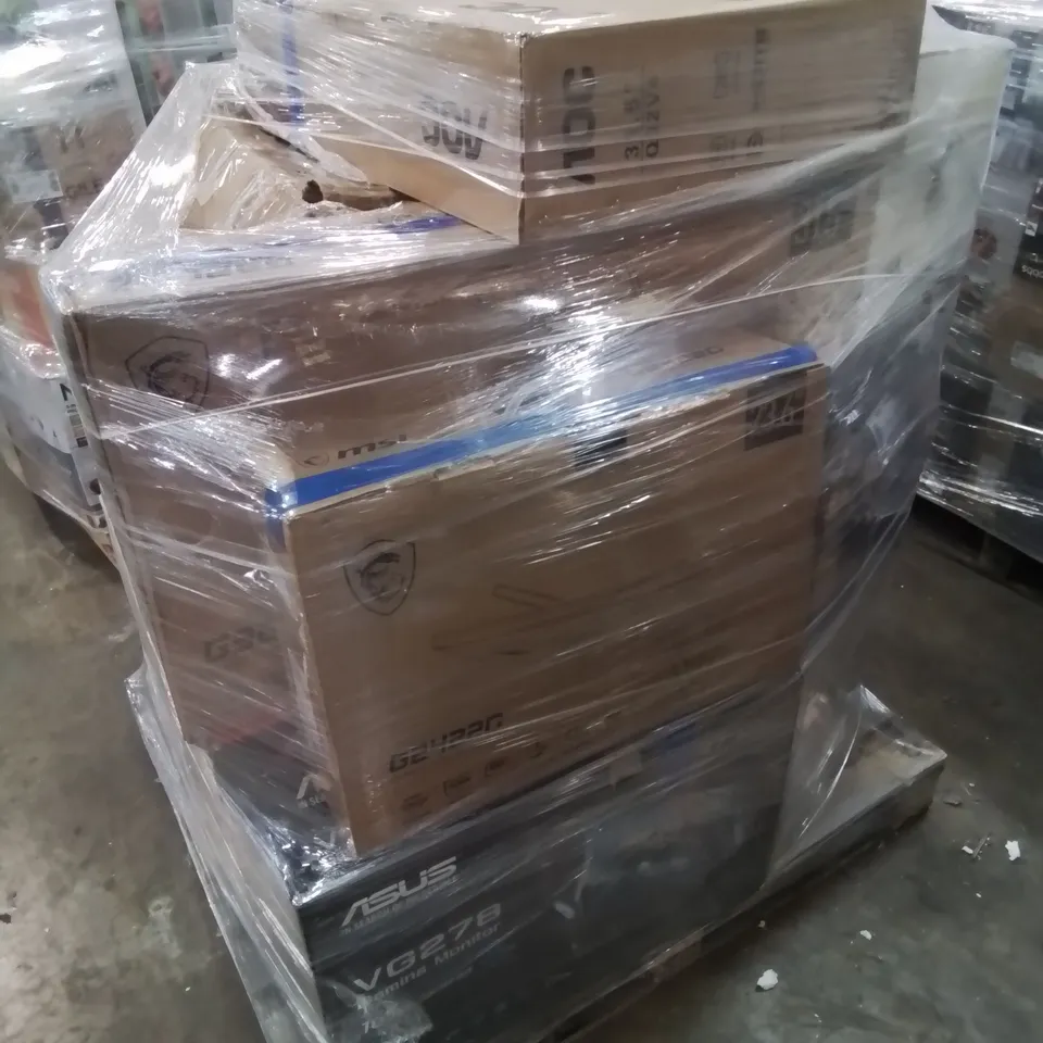 PALLET OF APPROXIMATELY 20 UNPROCESSED RAW RETURN MONITORS TO INCLUDE;