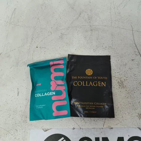COLLAGEN SUPPLEMENTS SET: THE FOUNTAIN OF YOUTH COLLAGEN 100 G + EVERYDAY COLLAGEN (TURQUOISE POUCH) 120 CAPSULES