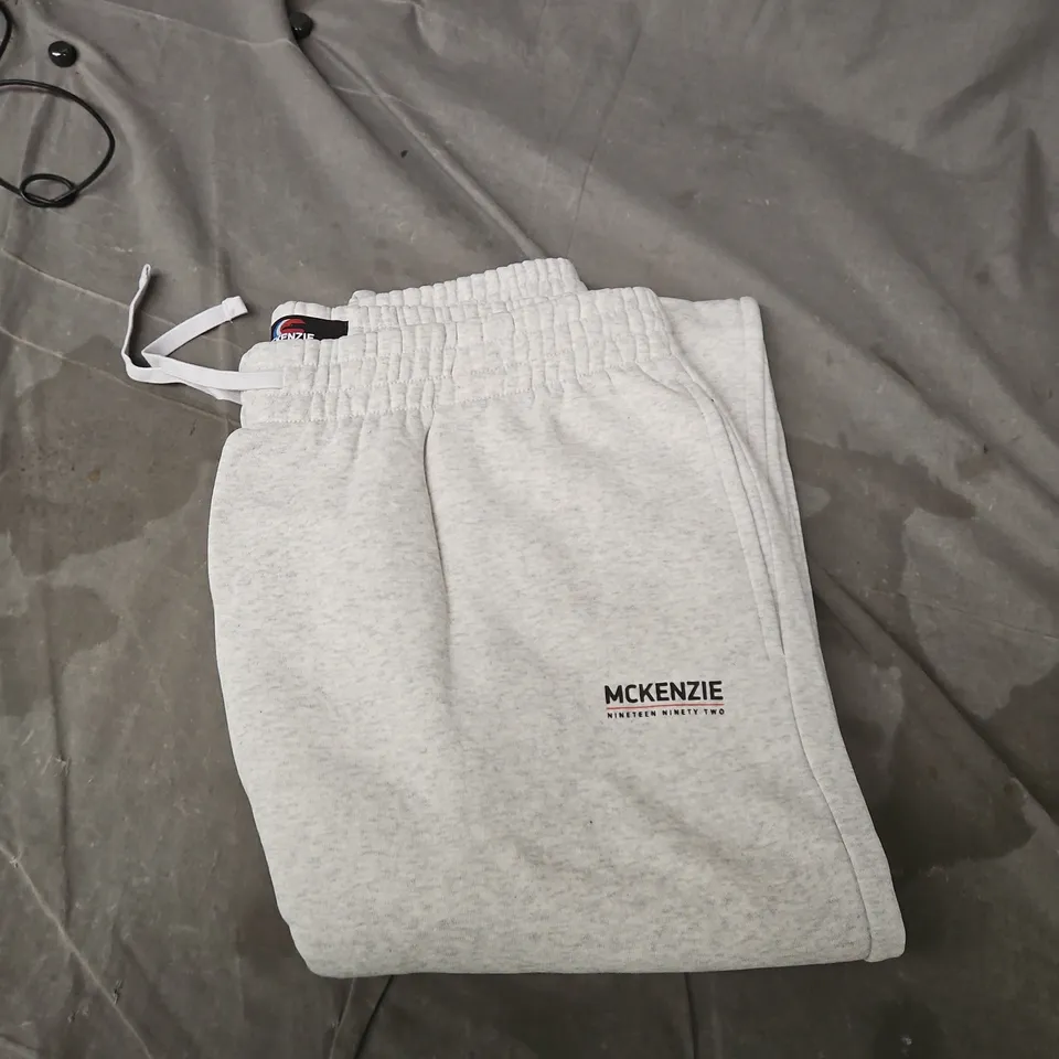 MCKENZIE ZIP HOODIE AND JOGGING BOTTOMS – GREY MARL, MADE IN PAKISTAN, UK SIZES XXL
