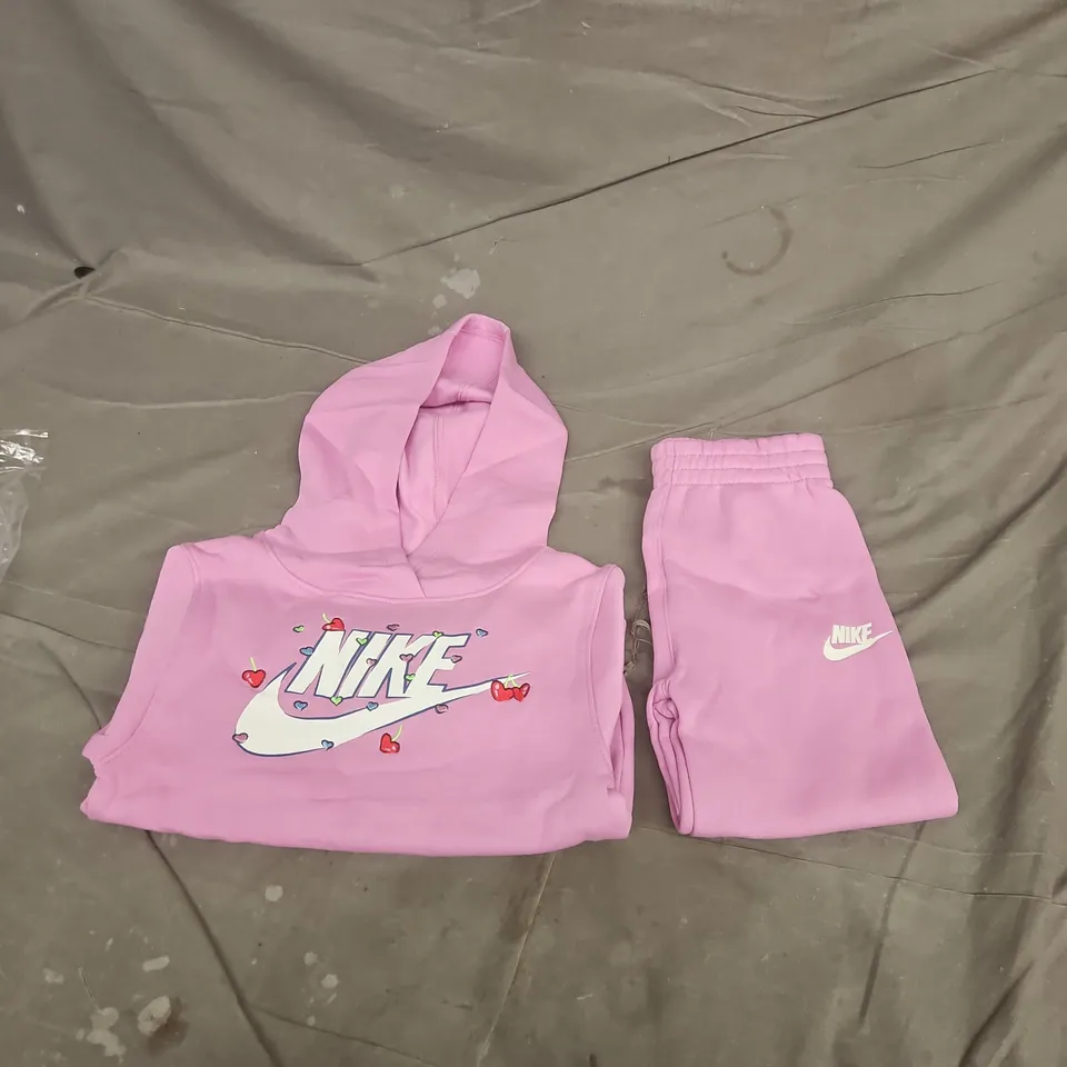 NIKE KIDS HOODIE & JOGGERS SET - PINK (5-6YRS)