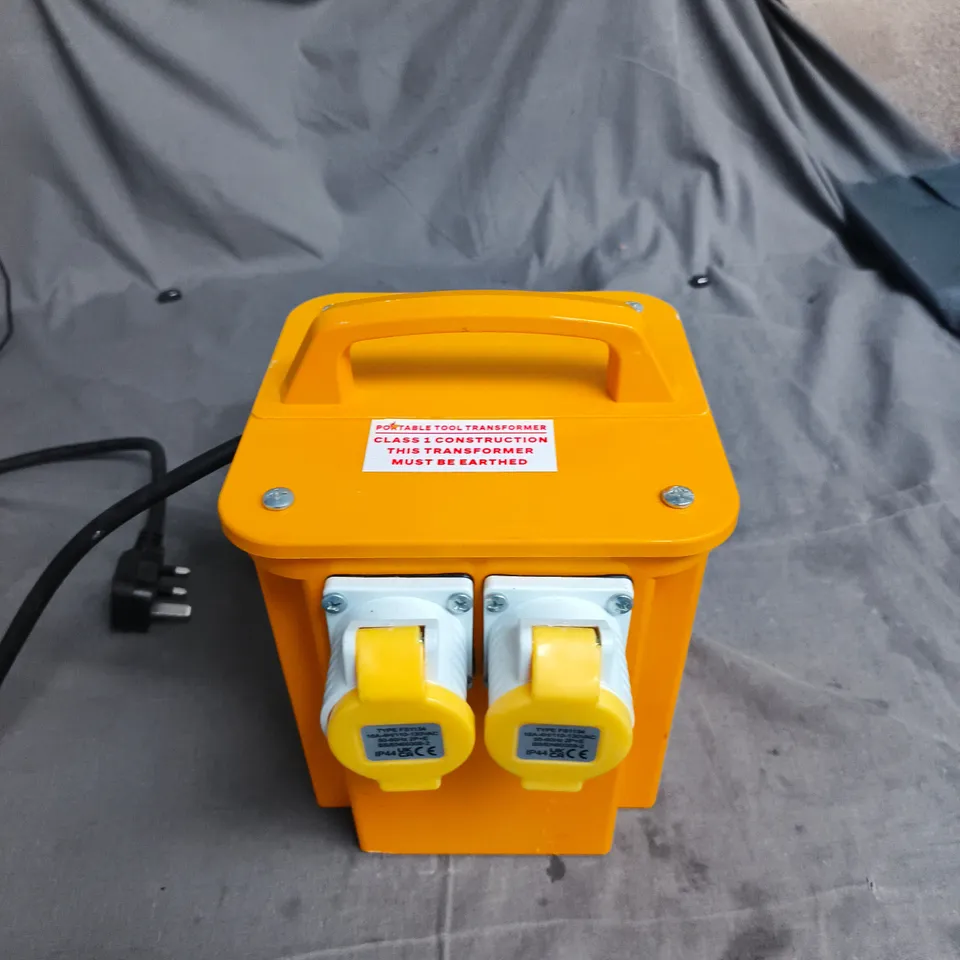 PORTABLE TOOL TRANSFORMER – 110V SITE TRANSFORMER WITH DUAL OUTLETS