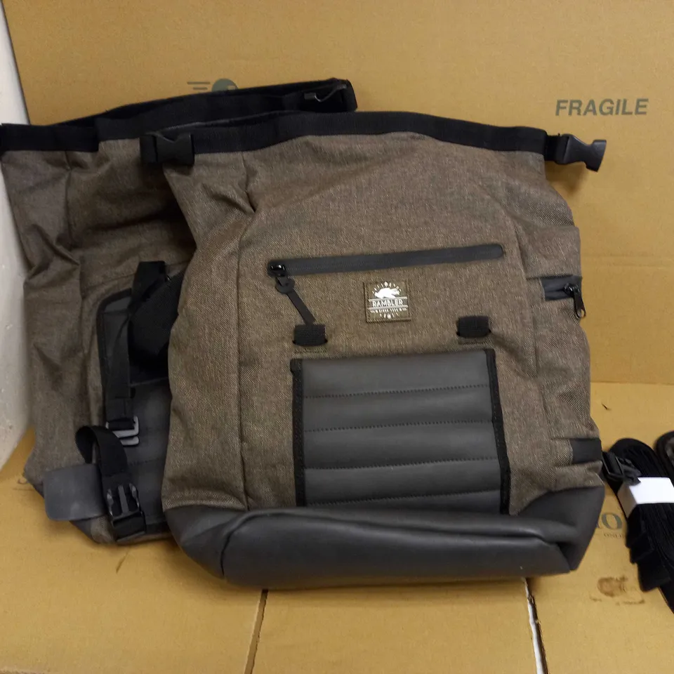 RAMBLER SADDLE BAGS - OLIVE GREEN