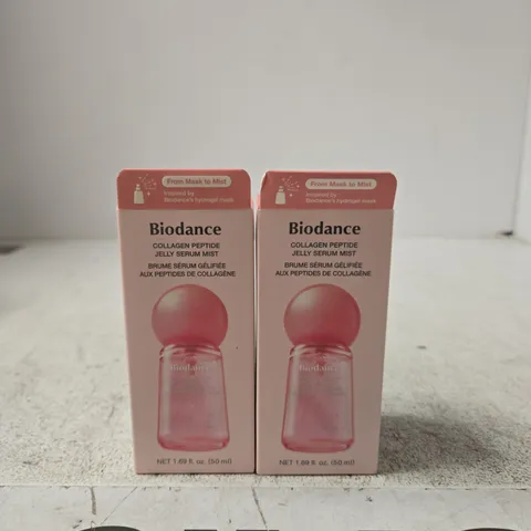 BIODANCE COLLAGEN PEPTIDE JELLY SERUM MIST – 50ML X 2 (BOXED)