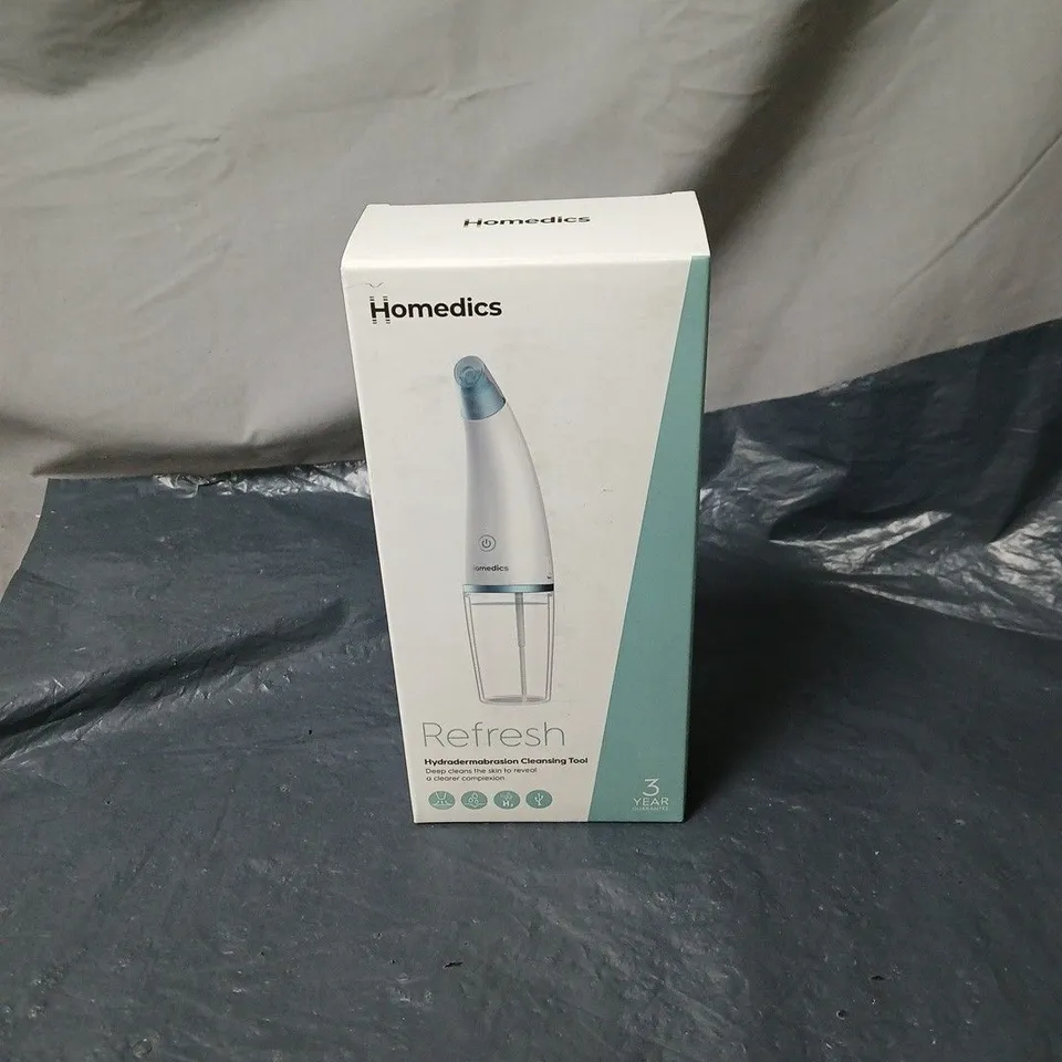 HOMEDICS HYDRADERMABRASION CLEANSING TOOL BOXED