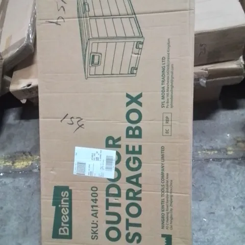 BOXED OUTDOOR STORAGE BOX