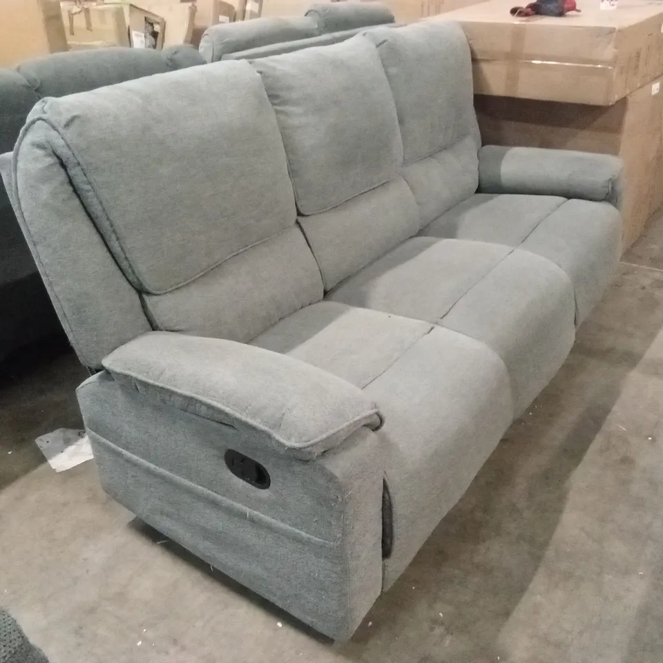 QUALITY DESIGNER 3 SEATER MANUAL RECLINER SOFA