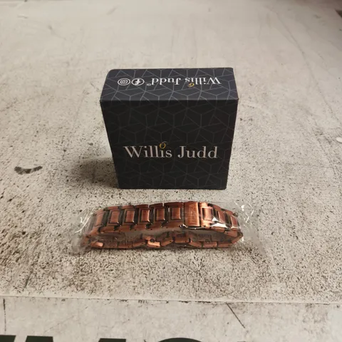 BOXED WILLIS JUDD ROSE GOLD METAL BRACELET