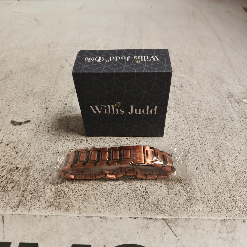 BOXED WILLIS JUDD ROSE GOLD METAL BRACELET  