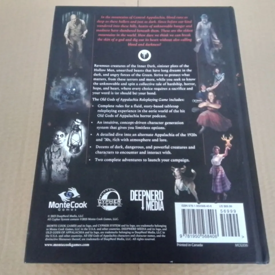 OLD GODS OF APPALACHIA ROLE-PLAYING GAME