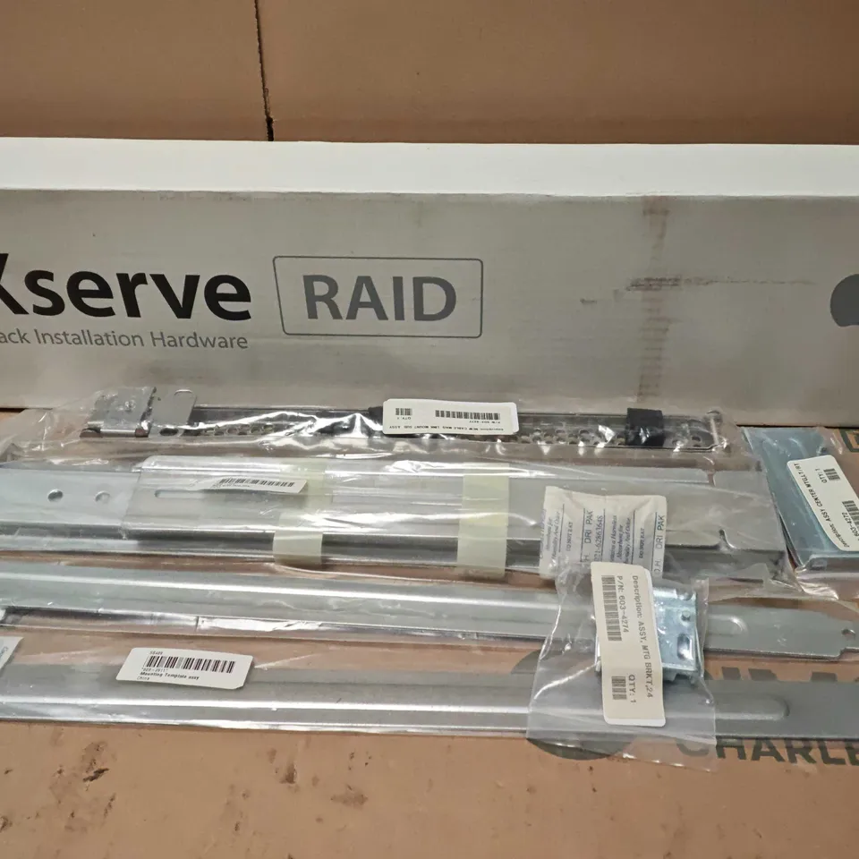 APPLE XSERVE RAID RACK INSTALLATION HARDWARE – RAILS & BRACKETS