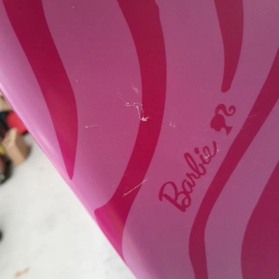 BOXED BARBIE LUGGAGE SUITCASE SLIGHTLY SCRATCHED
