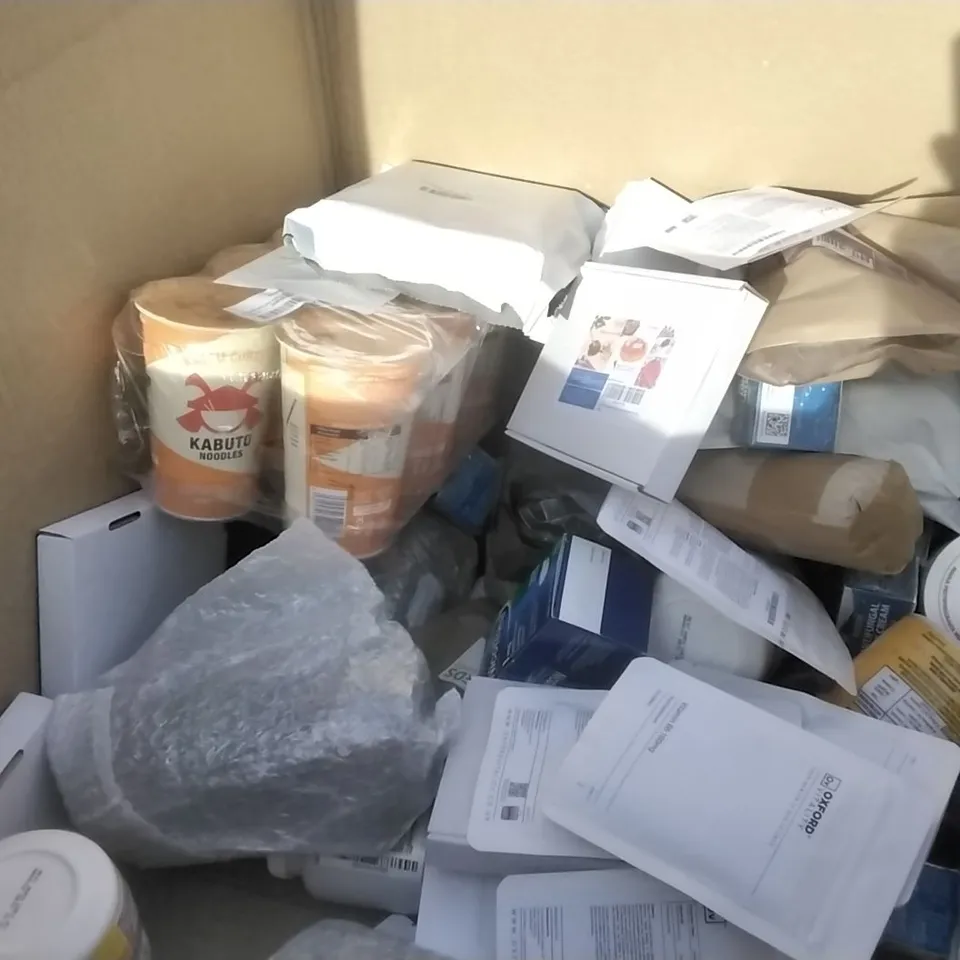 PALLET OF ASSORTED ITEMS INCLUDING DRACULA LOLLIPOPS, NESCAFE DECAF UNSWEETENED, PEACH MANGO KOOL AID, DRIED MOREL MUSHROOMS, LYONS INSTANT COFFEE, LIGHTLY SALTED RICE CAKES