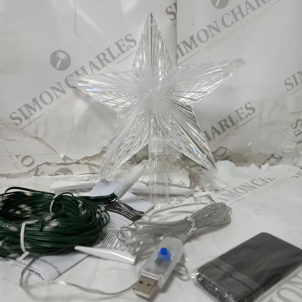 EAR CHRISTMAS TREE TOPPER STAR RRP £29.99