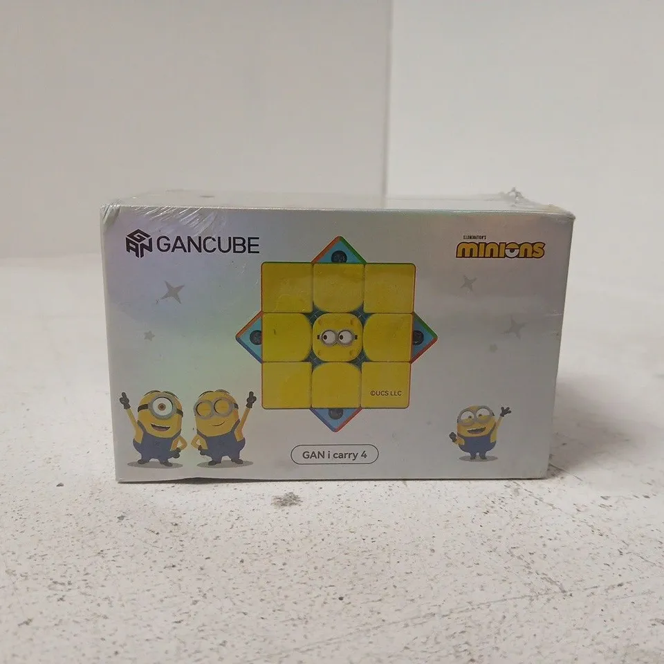 BOXED AND SEALED MINIONS X GAN I CARRY 4 MAGNETIC 3X3 SMART CUBE FROSTED MINIONS THEME STICKERLESS