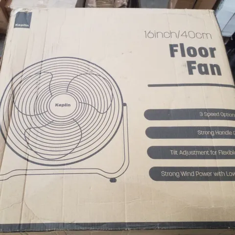 BOXED KEPLIN 16"/40CM FLOOR FAN