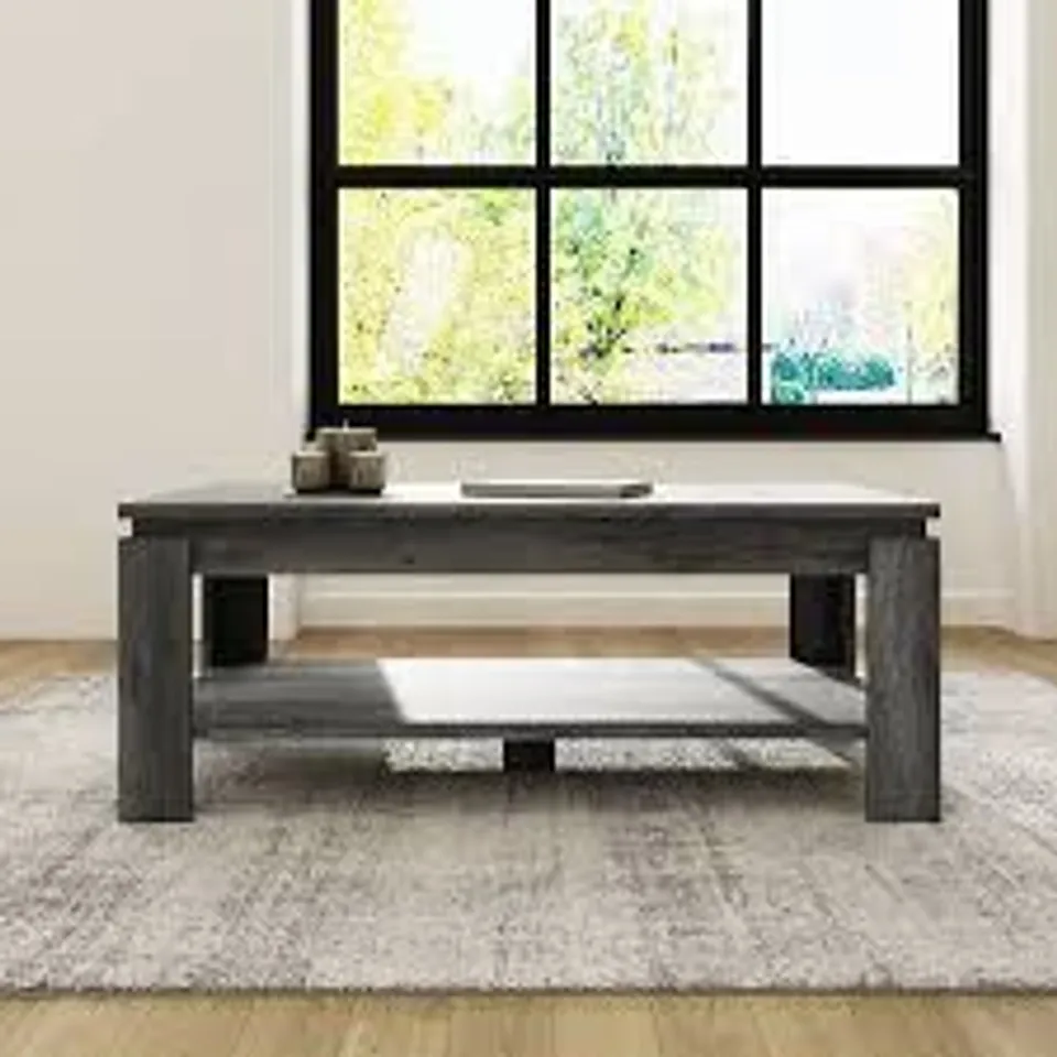BOXED GFW CANYON COFFEE TABLE - CHARCOAL GREY (1 BOX)