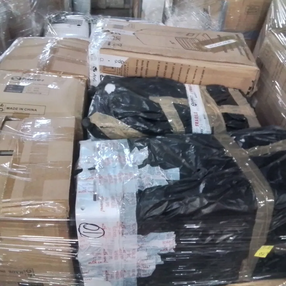 PALLET CONTAINING LARGE QUANTITY OF AIR CONDITIONING UNITS