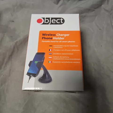 OBJECT WIRELESS CHARGER PHONE HOLDER – PORTABLE STAND FOR SMARTPHONES